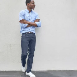 Authentieke jeans in recht model - binnenpijplengte 72 cm