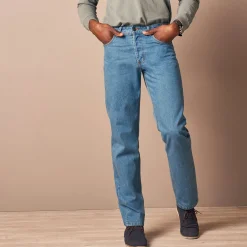Authentieke jeans in recht model - binnenpijplengte 72 cm