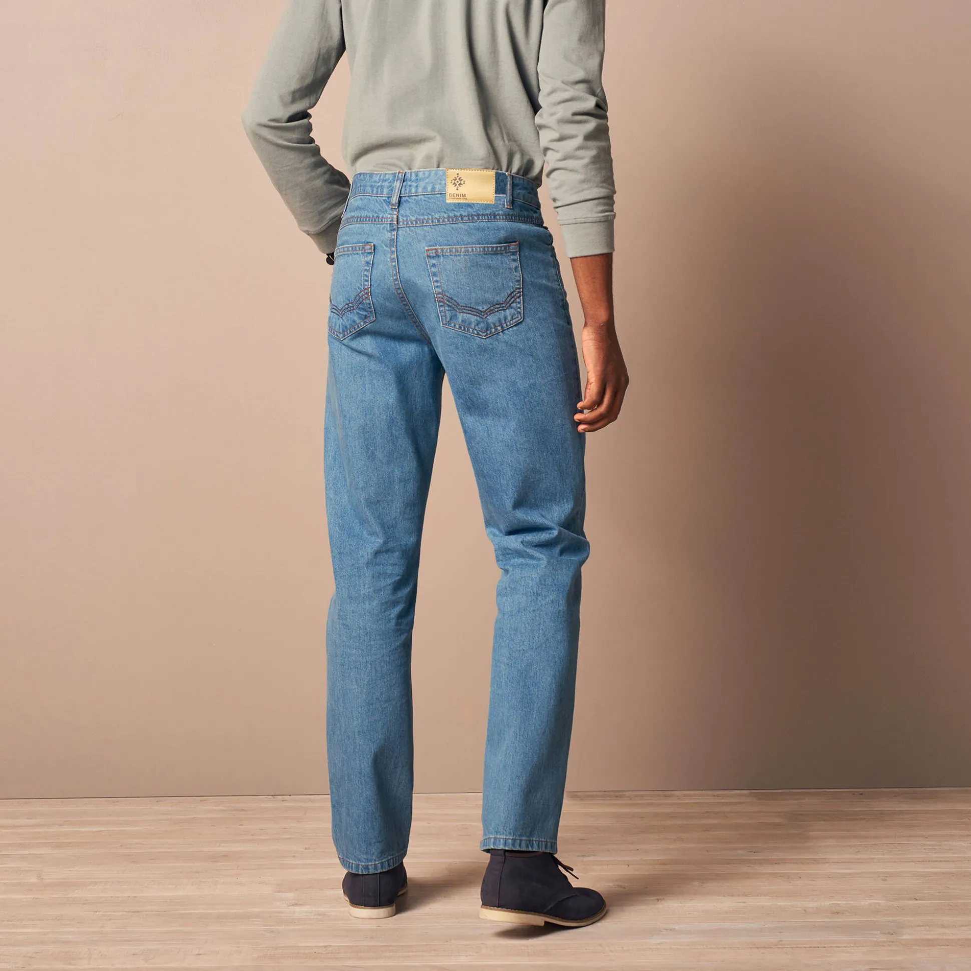 Authentieke jeans in recht model - binnenpijplengte 72 cm