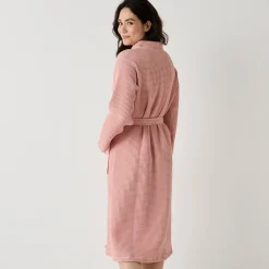 Badjas, unisex volwassenen, honingraattricot 230 g/m2