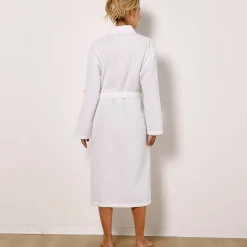 Badjas, unisex volwassenen, honingraattricot 230 g/m2