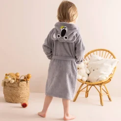 Badjas voor kinderen, personaliseerbaar, koala met kap