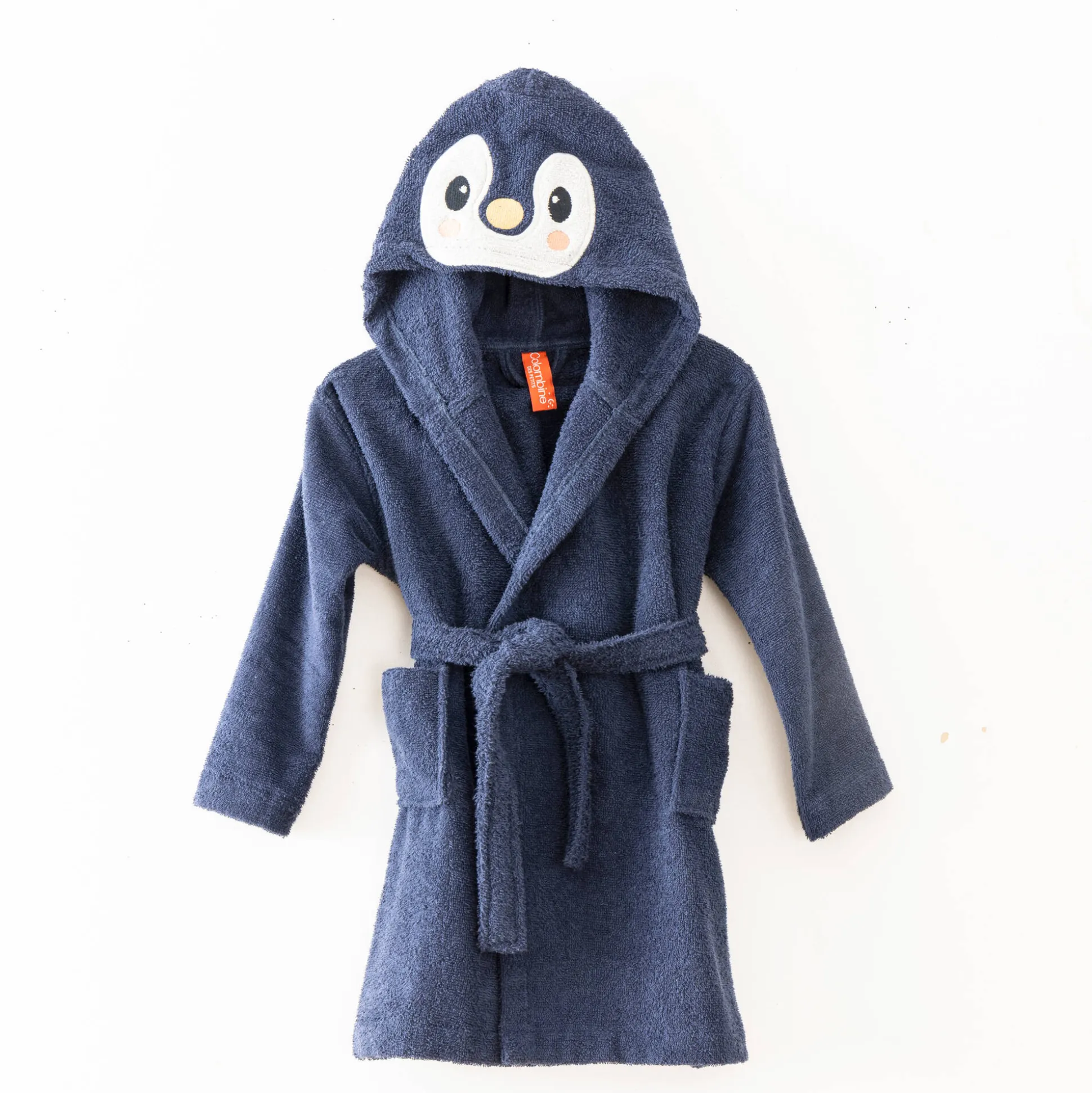 Badjas voor kinderen, Pinguïn met kap