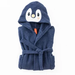 Badjas voor kinderen, Pinguïn met kap