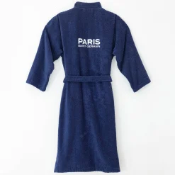 Badjas voor volwassenen in badstof met kimonokraag PSG®, personaliseerbaar