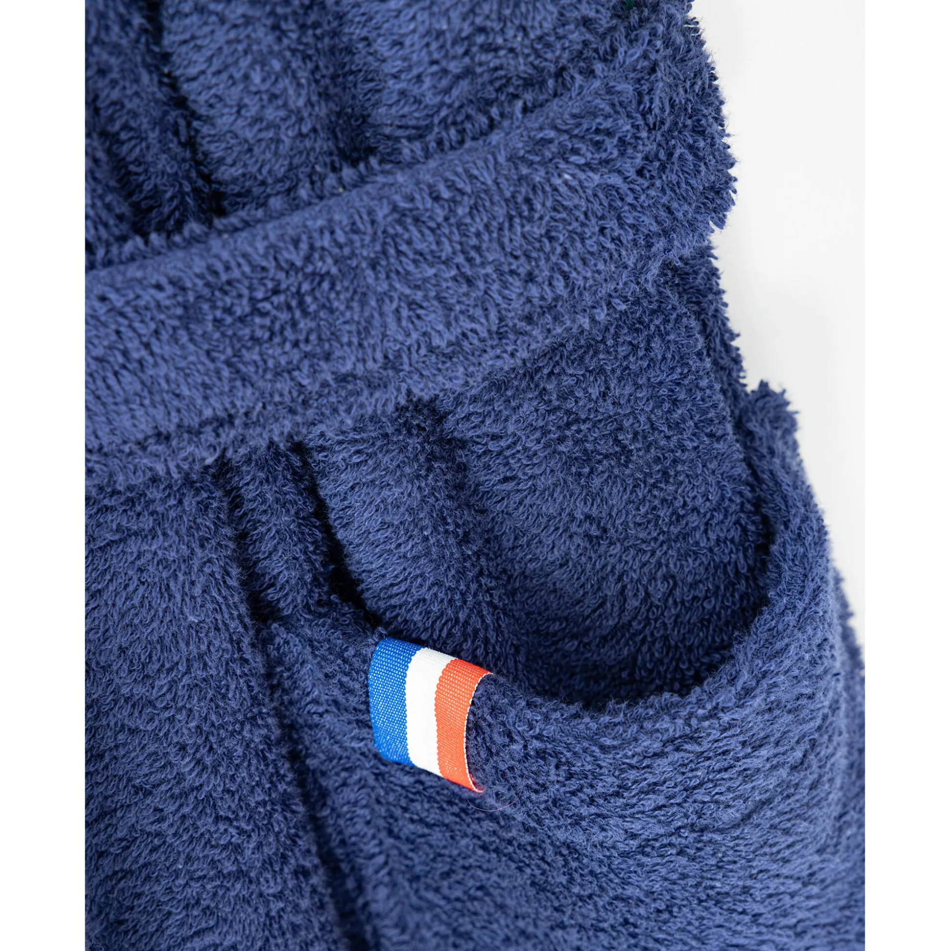 Badjas voor volwassenen in badstof met kimonokraag PSG®, personaliseerbaar