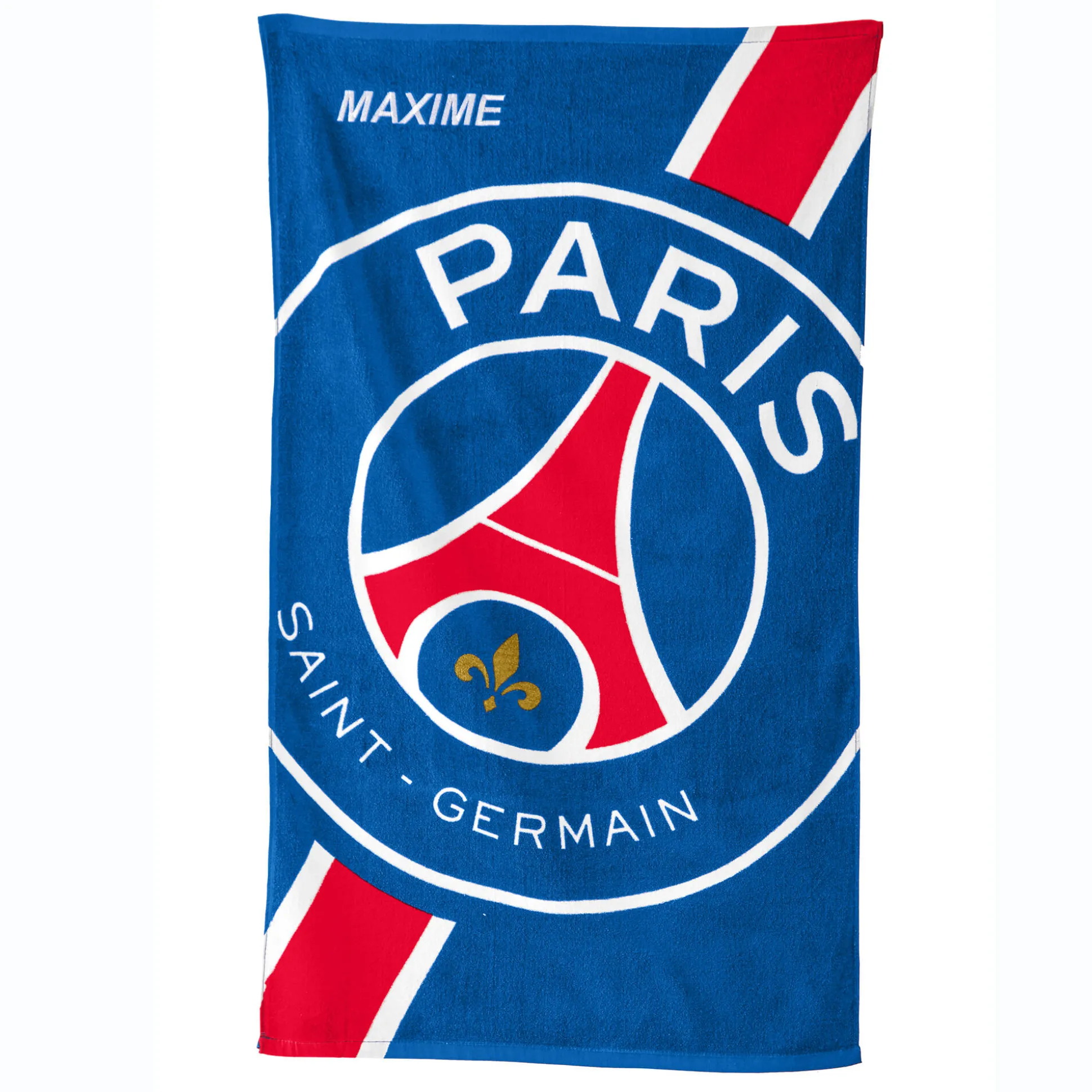 Badlaken 'PSG Cropped'®, personaliseerbaar