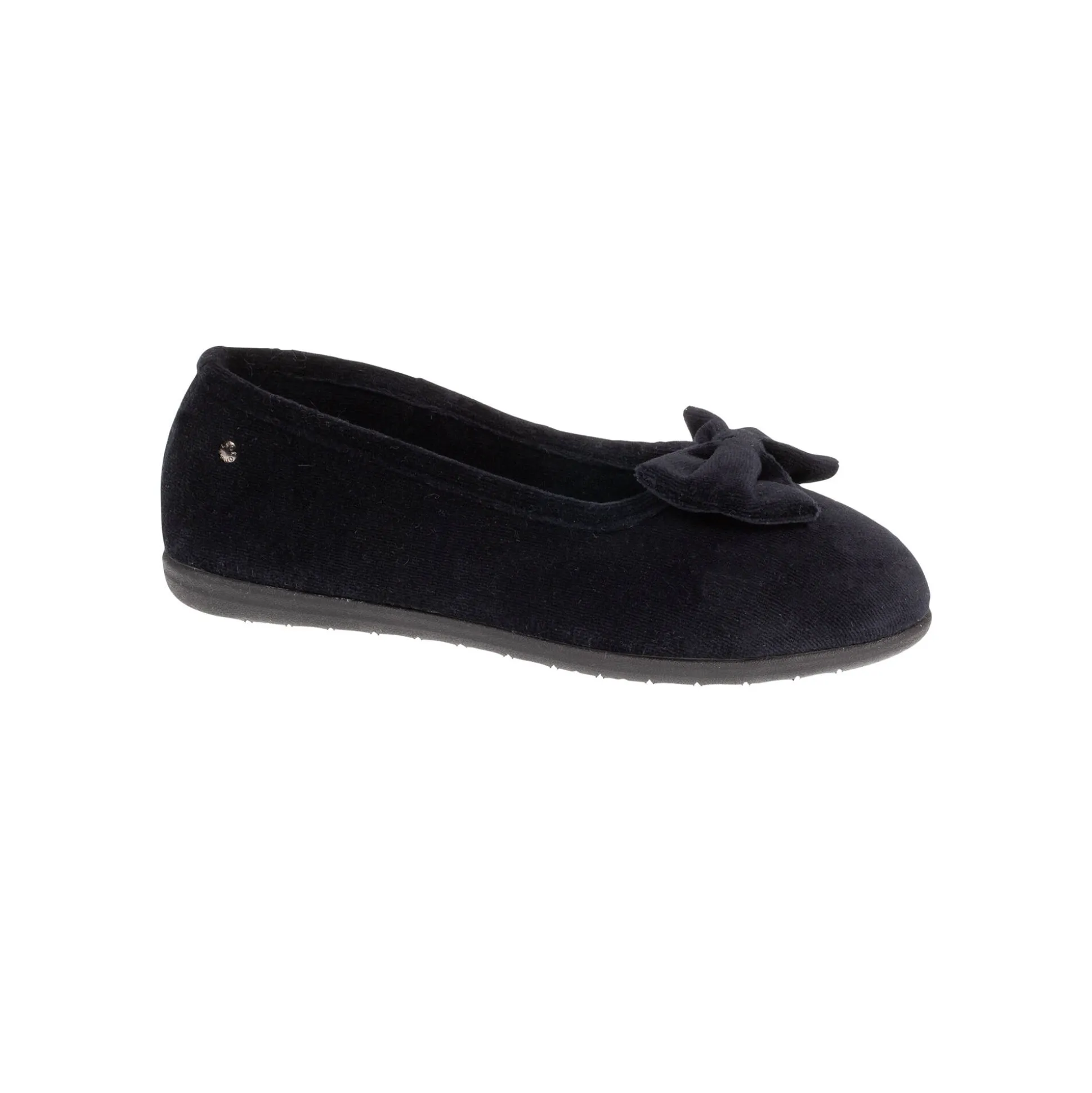 Ballerina's in velours, afkomstig van de biologische landbouw - ergonomische zool ISOTONER®
