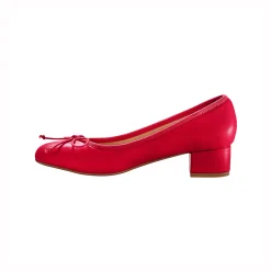 Ballerina's met klein hakje