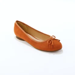 Ballerines plates microfibre