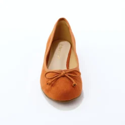 Ballerines plates microfibre