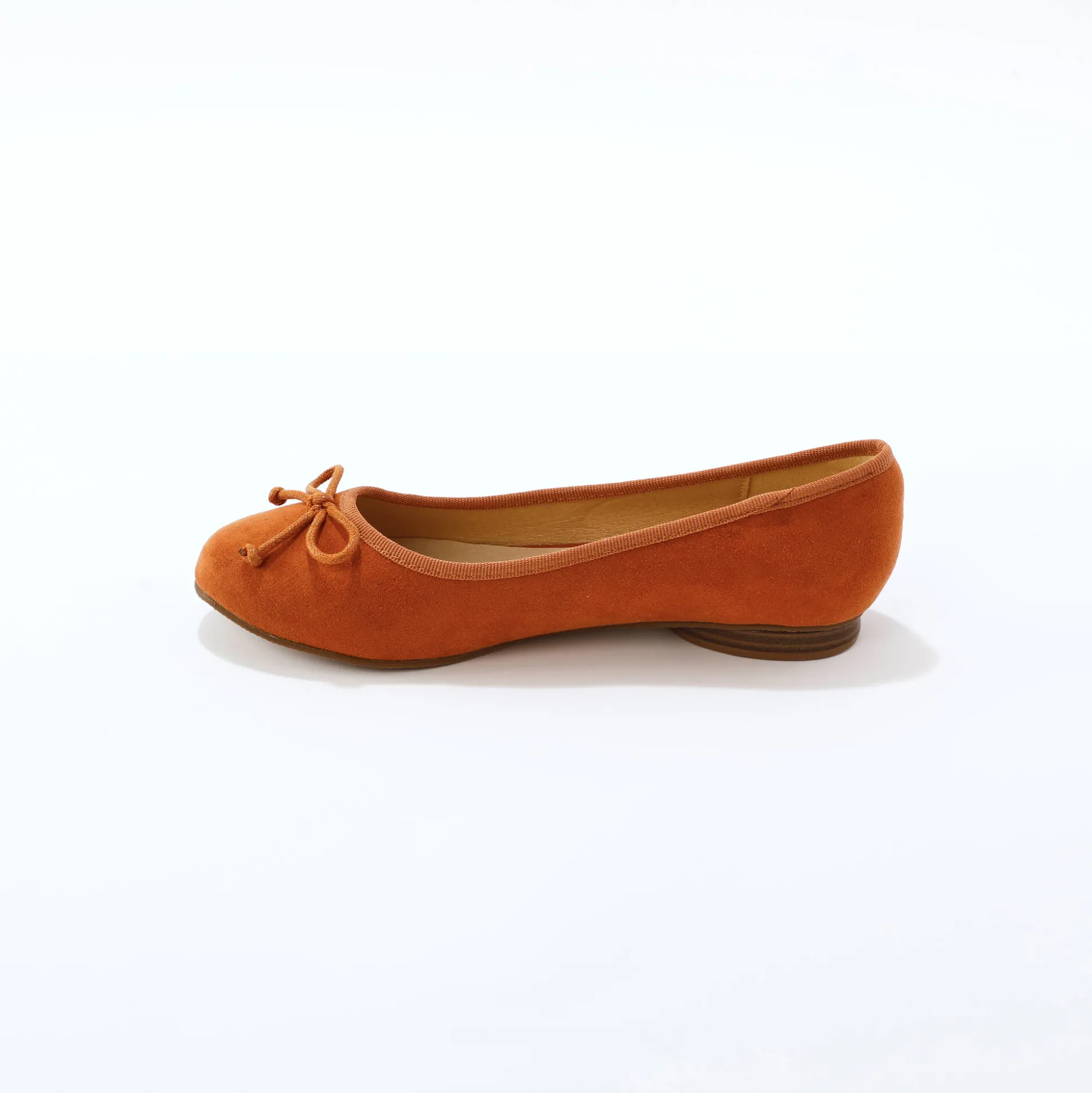 Ballerines plates microfibre