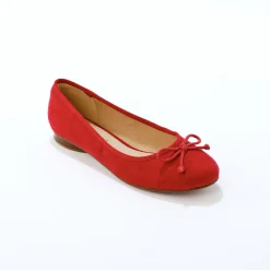 Ballerines plates microfibre