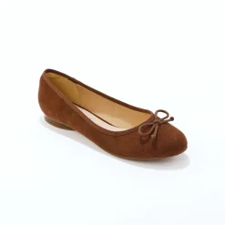 Ballerines plates microfibre