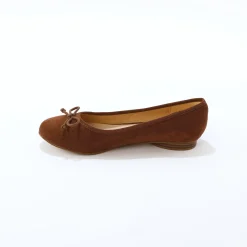 Ballerines plates microfibre