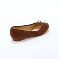 Ballerines plates microfibre