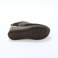 Baskets compensées cuir