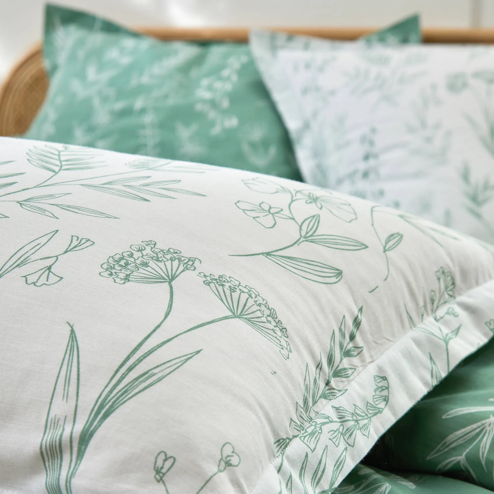 Bedlinnen Alessia in katoen met bloemenprint