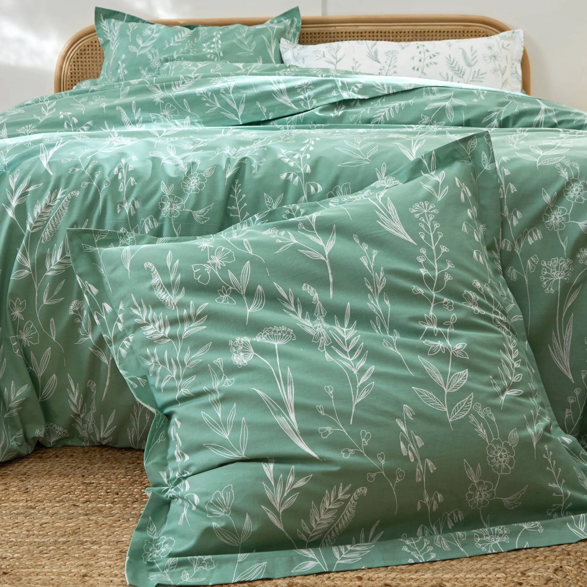 Bedlinnen Alessia in katoen met bloemenprint
