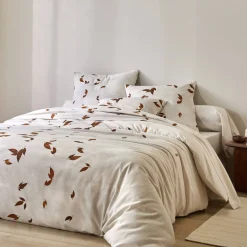 Bedlinnen Automne in bedrukt flanel