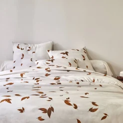 Bedlinnen Automne in bedrukt flanel