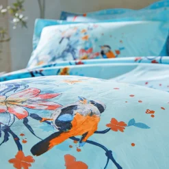 Bedlinnen Birdy in katoen met vogelprint