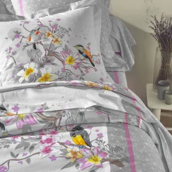 Bedlinnen Birdy in katoen met vogelprint