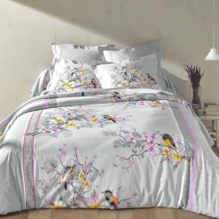 Bedlinnen Birdy in katoen met vogelprint