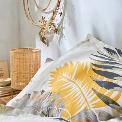 Bedlinnen Cayenne, in katoen met palmboomprint