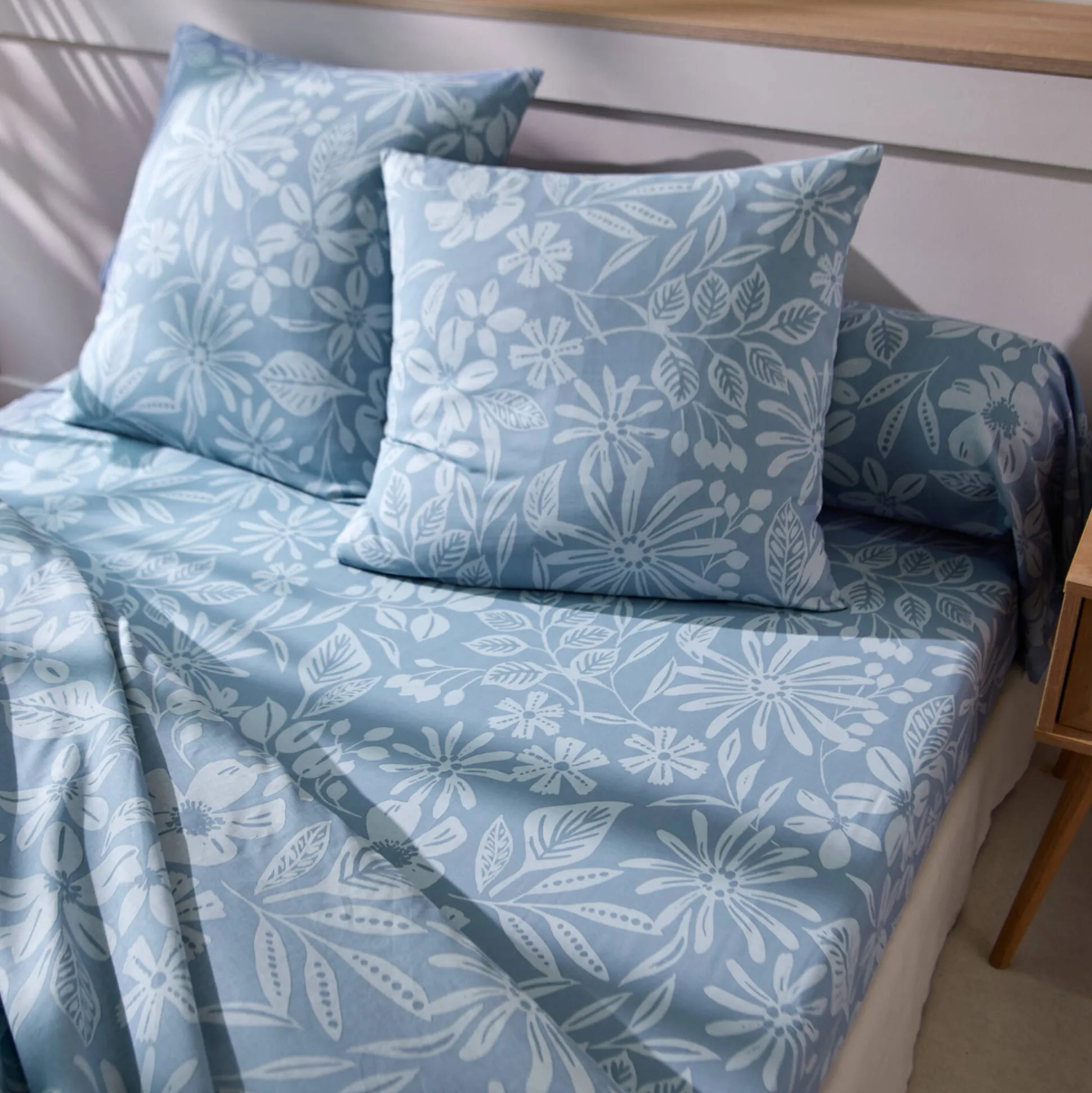 Bedlinnen Céline, in katoen met bloemenprint