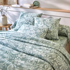 Bedlinnen Céline, in katoen met bloemenprint