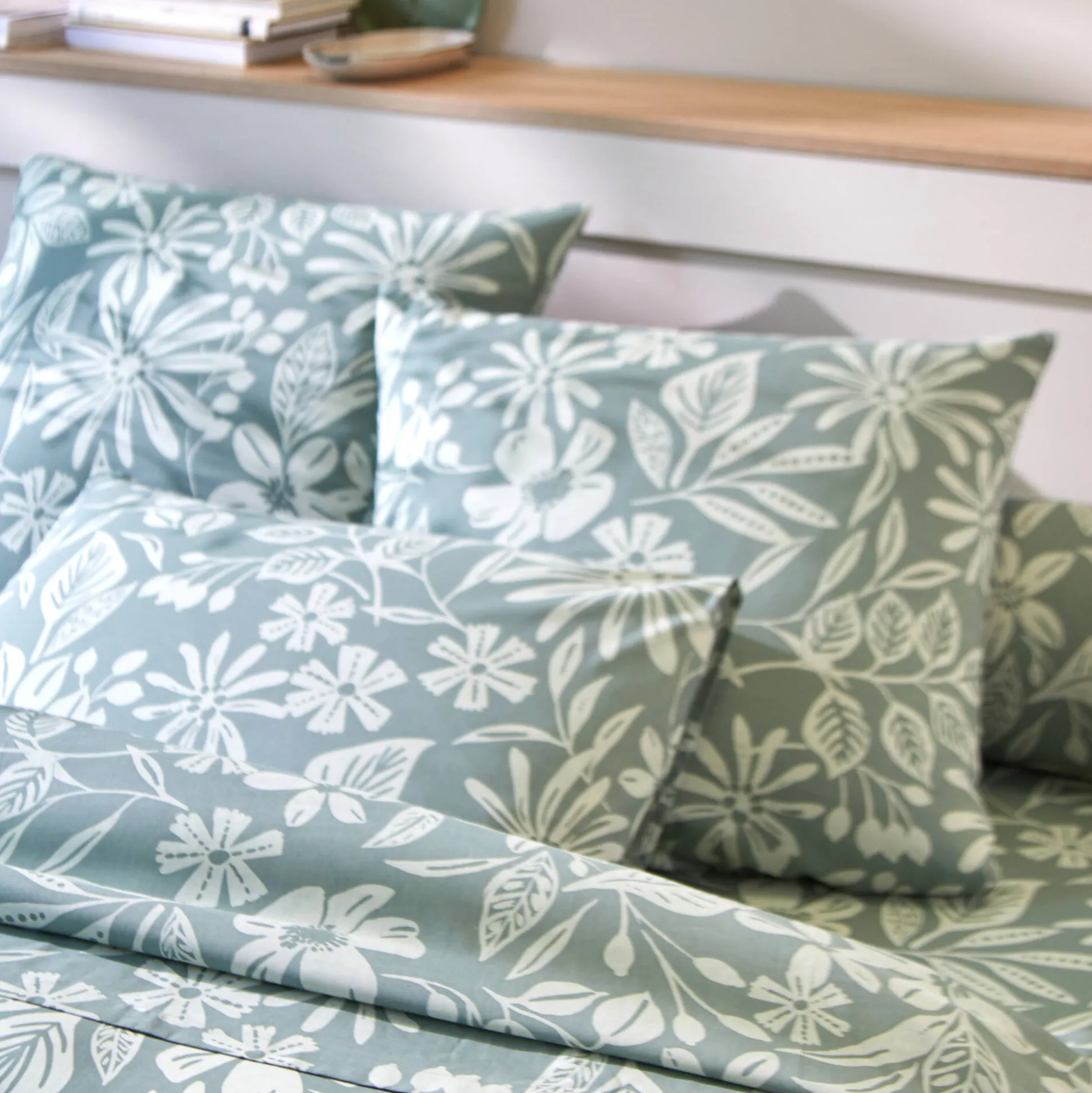 Bedlinnen Céline, in katoen met bloemenprint