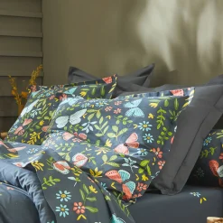 Bedlinnen Envolée in katoen met vlindermotieven