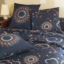 Bedlinnen Helios in bedrukt katoen