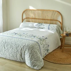 Bedlinnen Julie in katoen met plantenprint