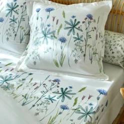 Bedlinnen Julie in katoen met plantenprint