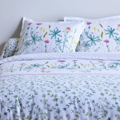 Bedlinnen Julie in katoen met plantenprint