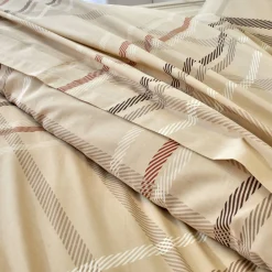 Bedlinnen Karl met ruitprint, in flanel