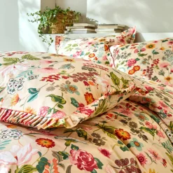 Bedlinnen Kelly in katoen met bloemenprint