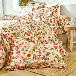 Bedlinnen Kelly in katoen met bloemenprint