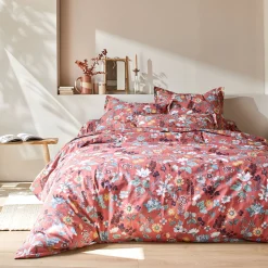 Bedlinnen Kelly in katoen met bloemenprint