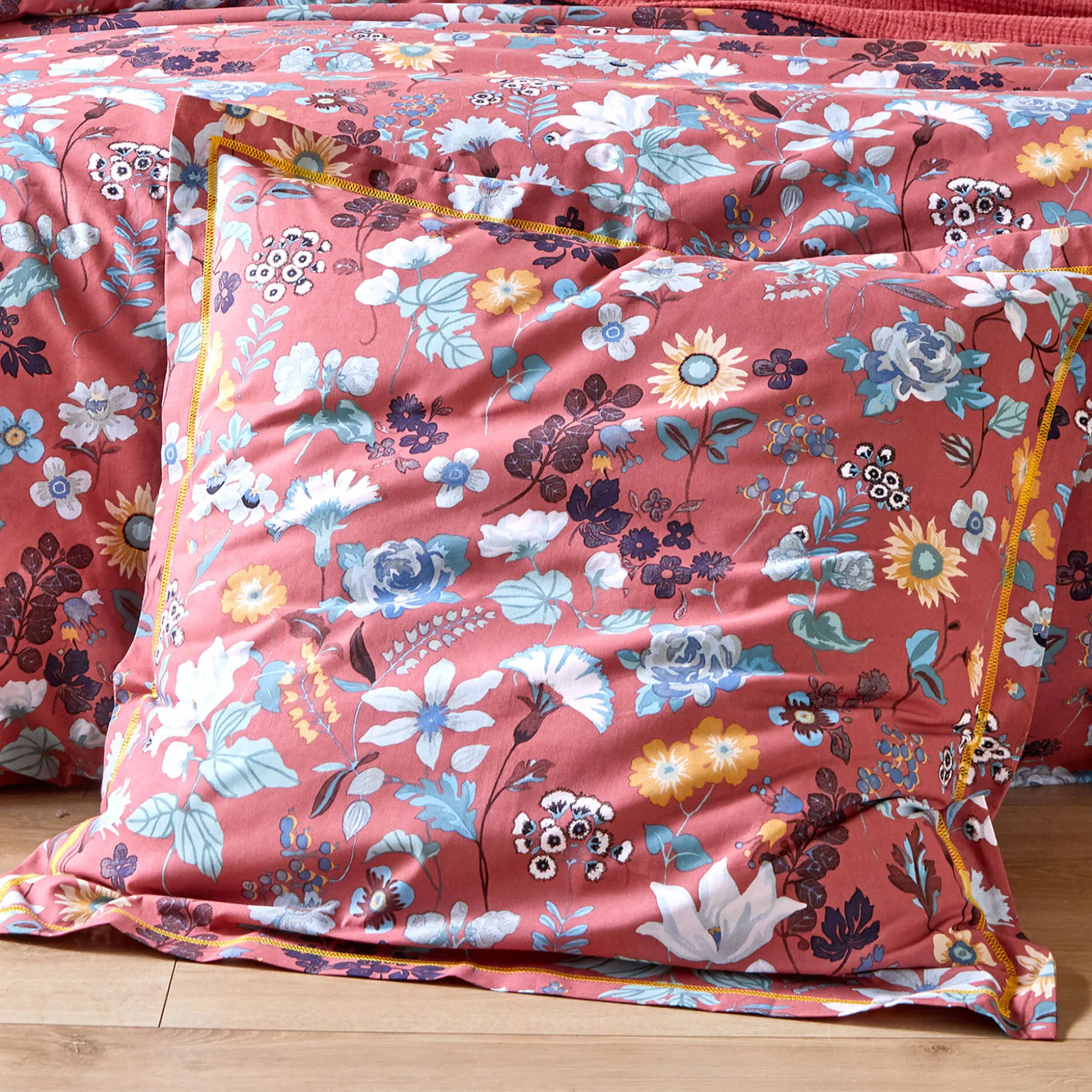 Bedlinnen Kelly in katoen met bloemenprint