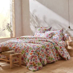 Bedlinnen Kelly in katoen met bloemenprint