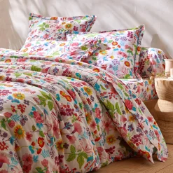 Bedlinnen Kelly in katoen met bloemenprint