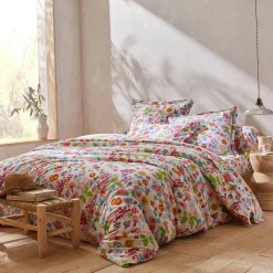Bedlinnen Kelly in katoen met bloemenprint