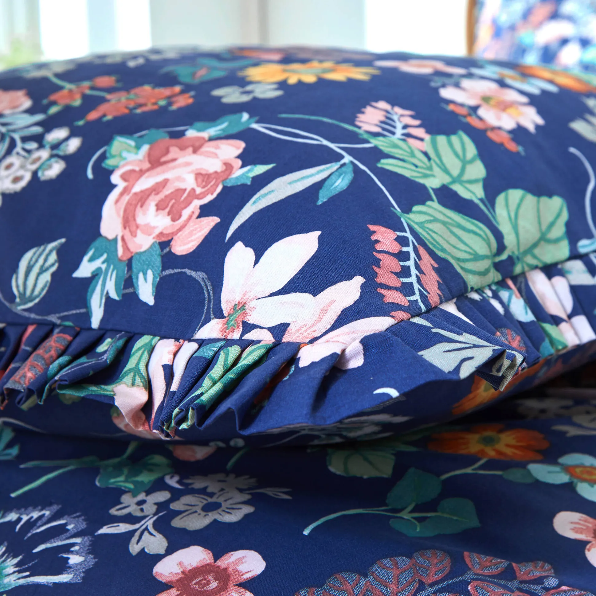 Bedlinnen Kelly in katoen met bloemenprint
