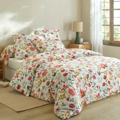 Bedlinnen Lola met bloemenprint - in katoen