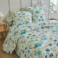Bedlinnen Lola met bloemenprint - in katoen