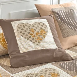 Bedlinnen Lovely in flanel met hartjesprint