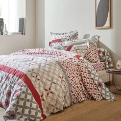 Bedlinnen Marlow, katoen met geometrische motieven
